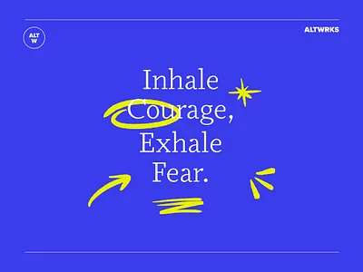 Inhale Courage arrows assets branding design assets graphic design illustration quotes social media