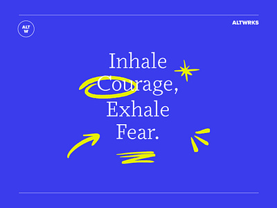 Inhale Courage arrows assets branding design assets graphic design illustration quotes social media