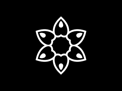 Lotus Heart Logo - For Sale By MultiMediaSusan graphic design logo logoforsale lotusheart multimediasusan