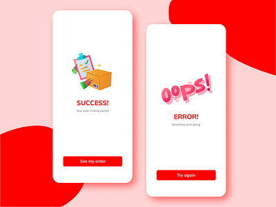 Flash Message - Daily UI 011 app dailyui design flashmessage interface mobile ui