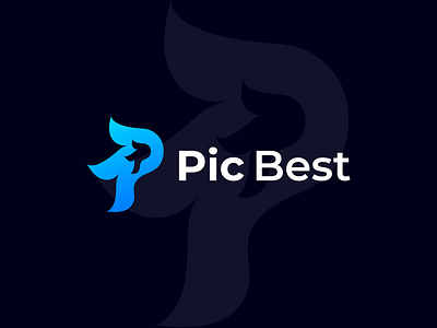 Pic Best, (Letter P) Modern Logo Design Concept best logo branding design graphic design letter p logo logo design logo make modern logo p letter logo p modern logo pic best pic best logo vector
