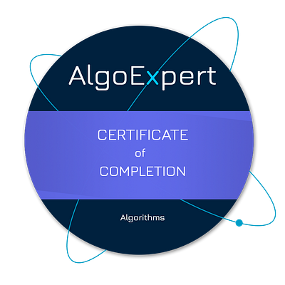 Concept Badge For AlgoExpert algoexpert branding graphic design logo