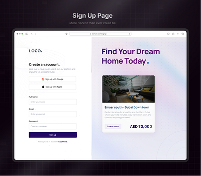 Sign up page in a light theme design figma graphic design interactive ui ux web