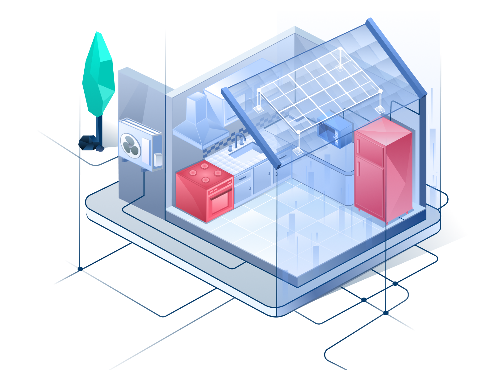 Example of Modern Isometric Vector Illustrations