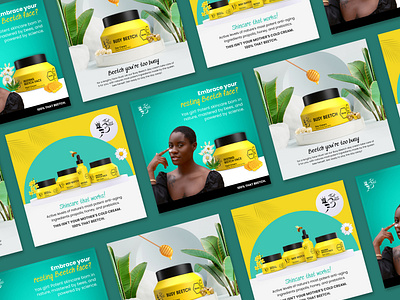 Social Media Post Design beauty branding cosmetic design facial gfxmint graphic graphic design masudhridoy print product template