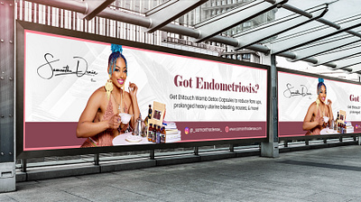 Signage Design. banner billboard brandidentity branding cosmetic design gfxmint girl graphic masudhridoy print product signage template