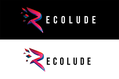 Recolude Logo Design - 3D / VR / XR branding graphic design logo