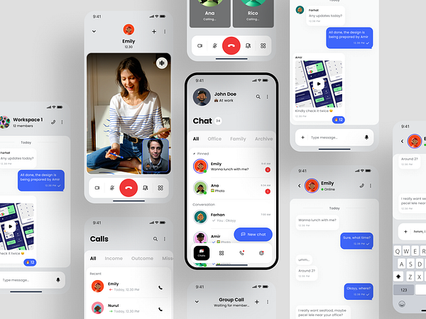 Chatinc - Message App UI KIT by Hatypo Studio on Dribbble