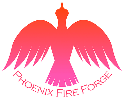 Pheonix Fire Forge branding design graphic design illustration logo typography vector