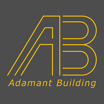 Adamant Building Logo branding design graphic design illustration logo typography vector