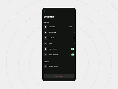 Settings app icon daily ui design settings ui