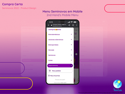 Compra Certa - Second Hand E-Commerce design desktop figma interface mobile mockup product design product designer prototype prototyping ui ui design ui designer user interface ux ux design ux designer