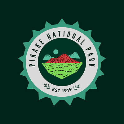 National Park Logo 3d animation branding graphic design logo motion graphics ui