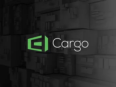 Cargo Logistic transport logo box branding cargo container creative cube design icon identity logistic logistics logo logo design logotype minimal shipping simple transport