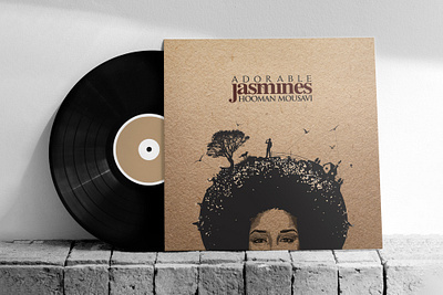 "Adorable Jasmines" Song cover design album album art artwork cover cover design graphic design music singer