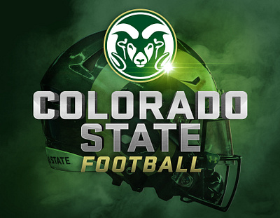 Colorado State Football 3d brand design branding colorado state football design graphic design illustration logo logo and branding print design sports design visual design