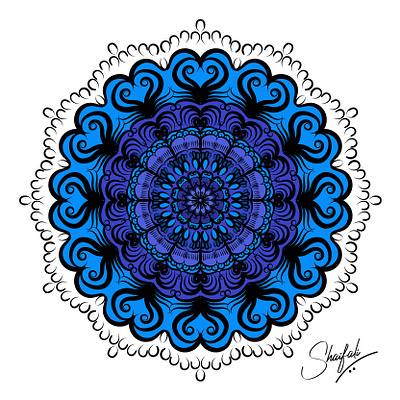 Mandala Art design illustration vector
