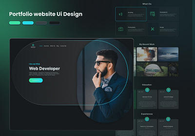Best Portfolio Landing Page UI Design uiportfoliowebsite