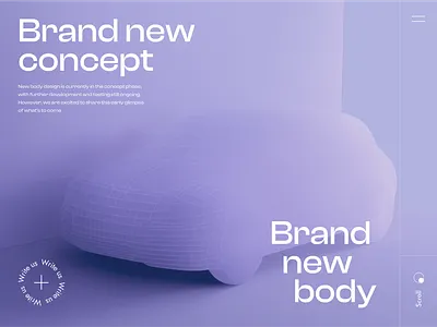 Web Design(UX+UI) for a Car Concept: The Future of Design auto automobile car cars clean concept dailyui design elegant figma landing page product design site ui uiux ux vehicle web webdesign website