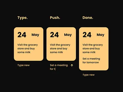A Simple To Do app cool design minimal simple todo ui ux