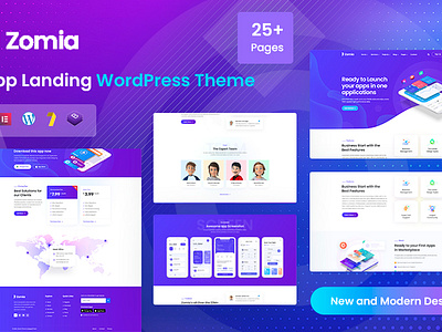 Multi-Purpose WordPress Theme for Saas Startup agency app showcase branding business company consultant cyber security design digital digital marketing ert it solution landing pages marketing agency multipurpose security social media software startup technology