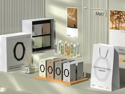 MeO Branding brand identity branding cosmetics layout logo package perfume poster typography vi visual identity