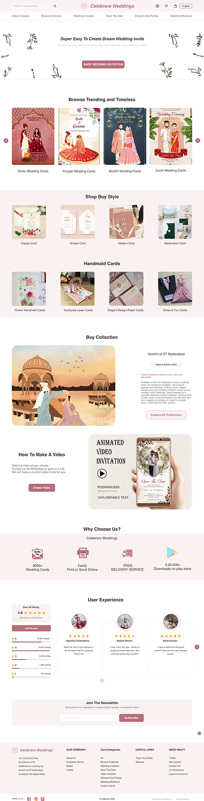 Redesigning celebrare weddings app branding design illustration logo typography ui ux vector