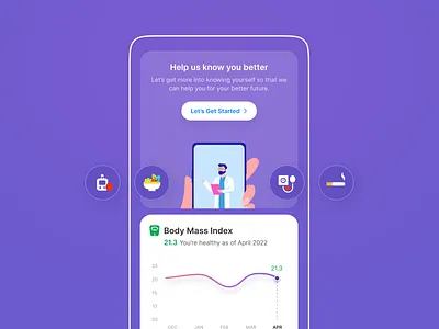Health-e UI UX admin application doctor health mobile patient ui ux