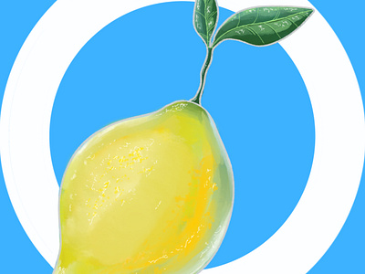 Citrus limon design digitalart graphic design illustration