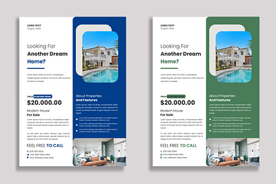 Real Estate Flyers for a house for another dream home lease