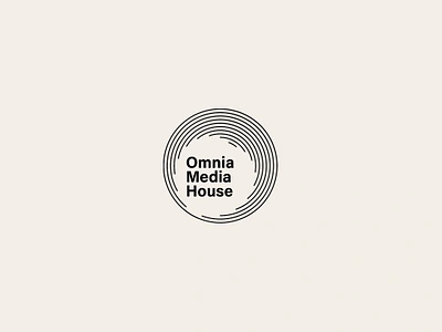 Circles logo black branding circle creative design disk geometric graphic design house illustration logo logofolio logotipo logotype media modern omnia parametric portfolio vector