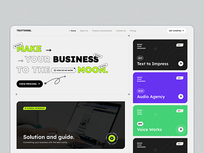 Digital Marketing Company | Website app art design figma modern typography ui ux web webdesign