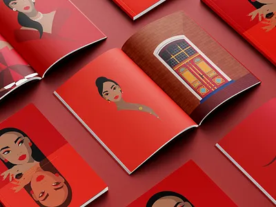 Personal Works | Red illustrations character design graphic design ill illustration illustrator personal works vector