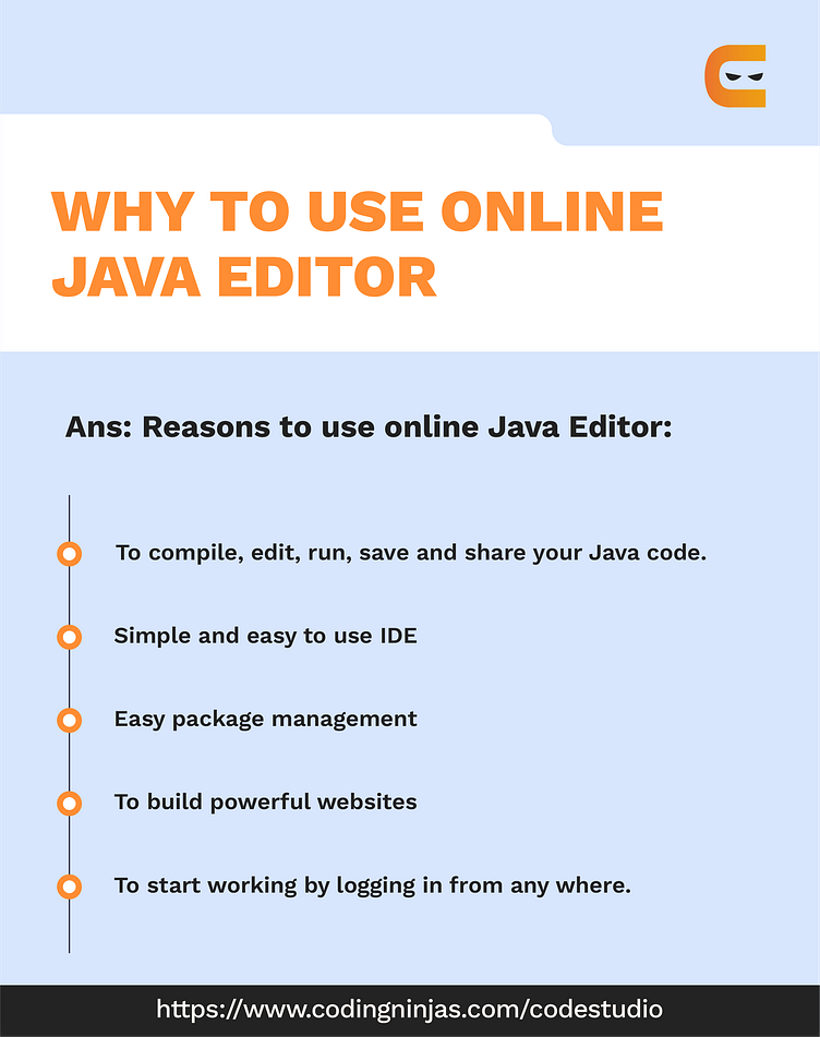 Why to Use Online Java Editor by Sahil Saini on Dribbble