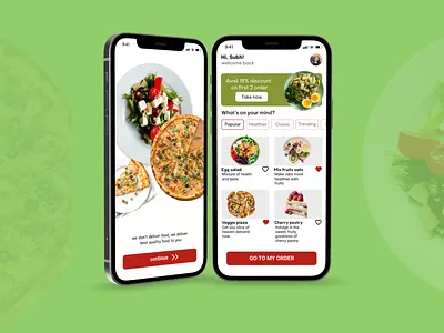 Food App Mockup app ui food app food app mockup mobile app mockup ui ui ux user experience ux
