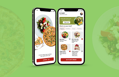 Food App Mockup app ui food app food app mockup mobile app mockup ui ui ux user experience ux