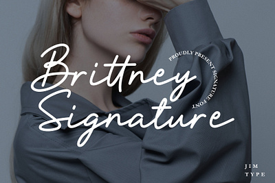 Brittney Signature Font branding design font design fonthandwriting handlattering illustration letteringfont logo script lettering typography