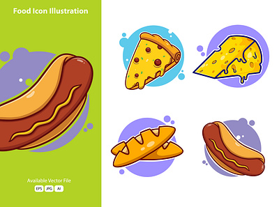 Food icon illustration 3d brand branding business cute design food graphic design icon illustration illustration art logo mascot motion graphics sticker ui