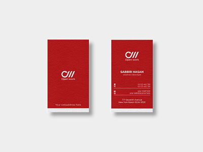 Business card graphic design