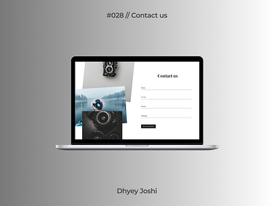 Day 028 - Contact us 028 branding community contactus dailyui design figma illustration logo mobile ui ux website