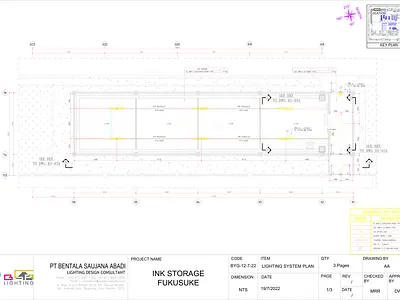 INK STORAGE - INDONESIA agi32 architectural lighting design architecture design dialux illustration lighting lighting design lighting designer logo