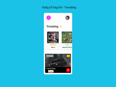 DailyUI Day 69 app design productdesign ui ux