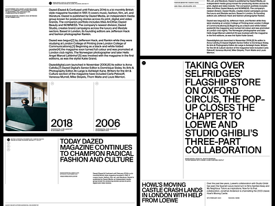 LEJAUT #5 bold clean design editorial layout minimal typography ui whitespace