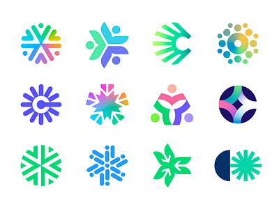 Logo concepts for investment group ( for sale ) arrow branding c connection gradient group growth human icon invest investing investment letter logo money monogram negative space people star togetherness