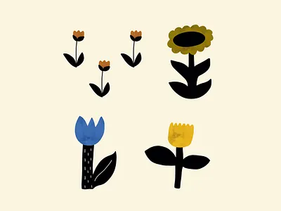 Wildflowers illustration art art print design digital art digital illustration drawing graphic design home decor illustration