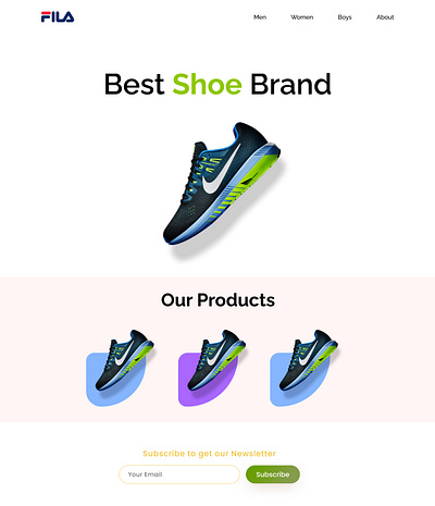 Shoes Website Design animation e commarce website figma figma website design shoes website ui uiux design ux design web ui design
