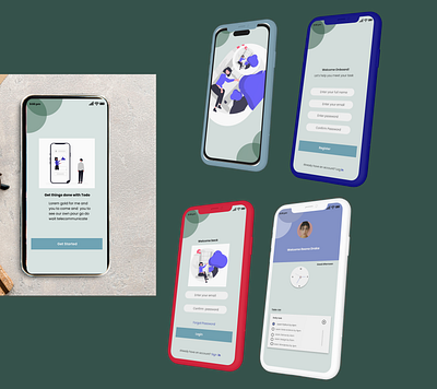 TO DO Mobile App design graphic design illustration ux