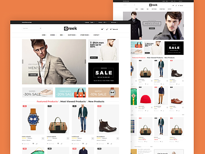 Fashion Store HTML Template - Greek shopping