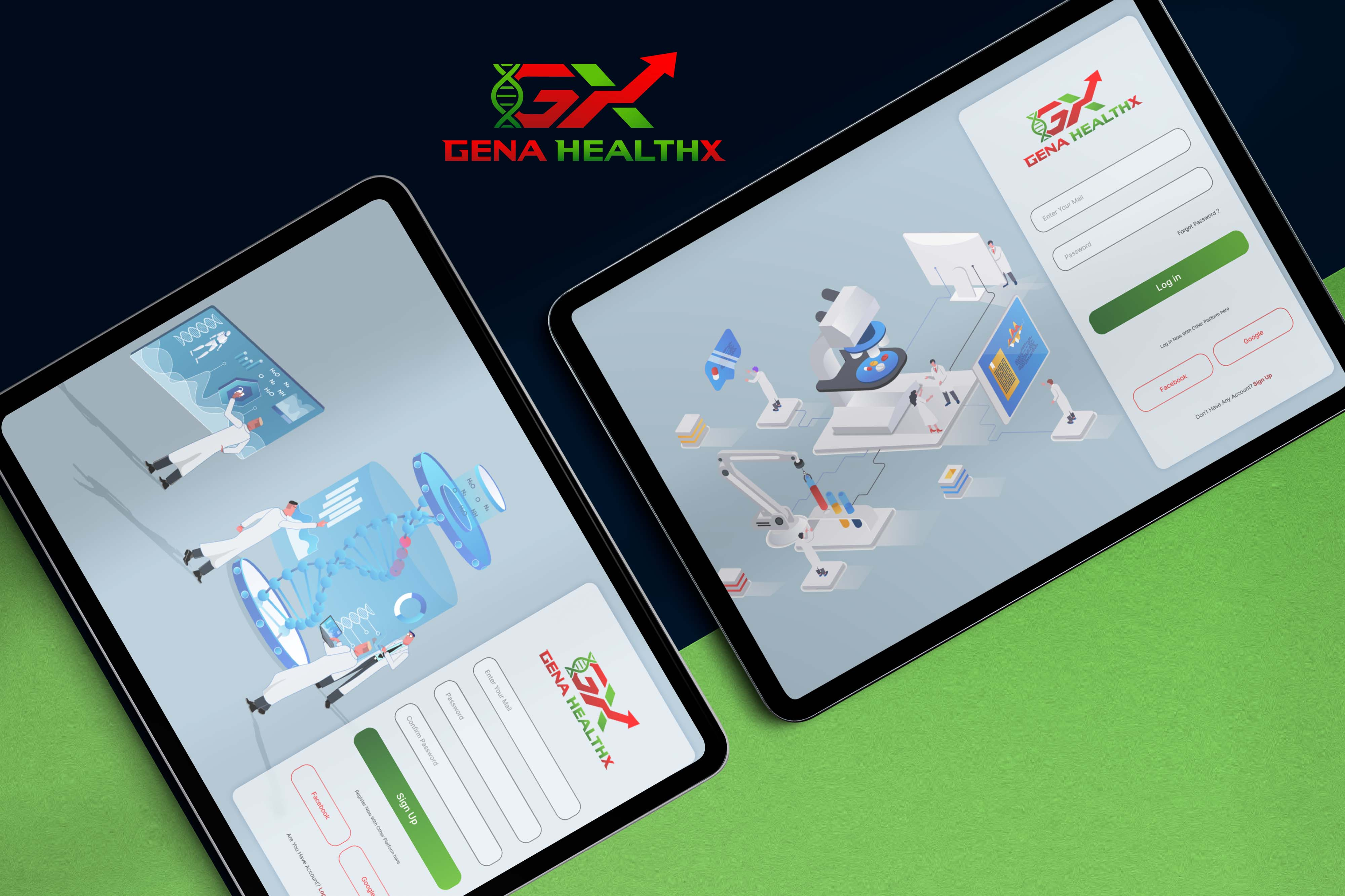 Example of Website Landing Page In Figma