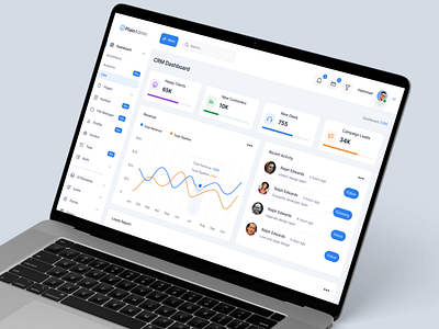 CRM Dashboard admin dashboard admin panel animation clean design crm crm dashboard dashboard saas ui ux web app